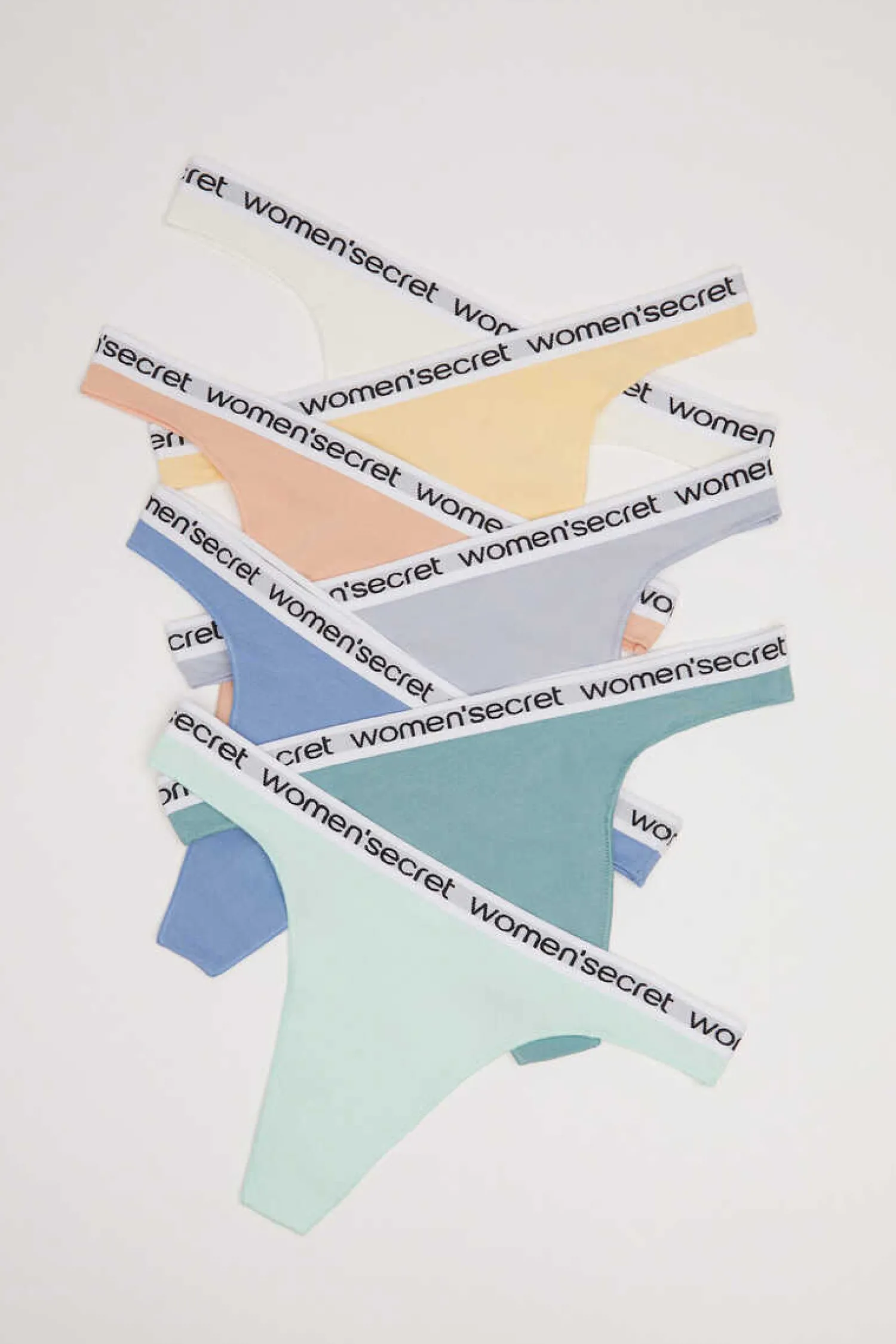 Women'secret Calcinhas-Pack 7 Tangas Algodao Logo