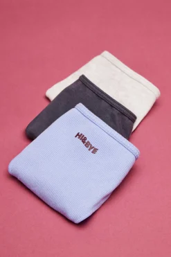 HI&BYE Roupa Interior-Pack 3 Tangas Multicoloridas: , Lilas, Antracite