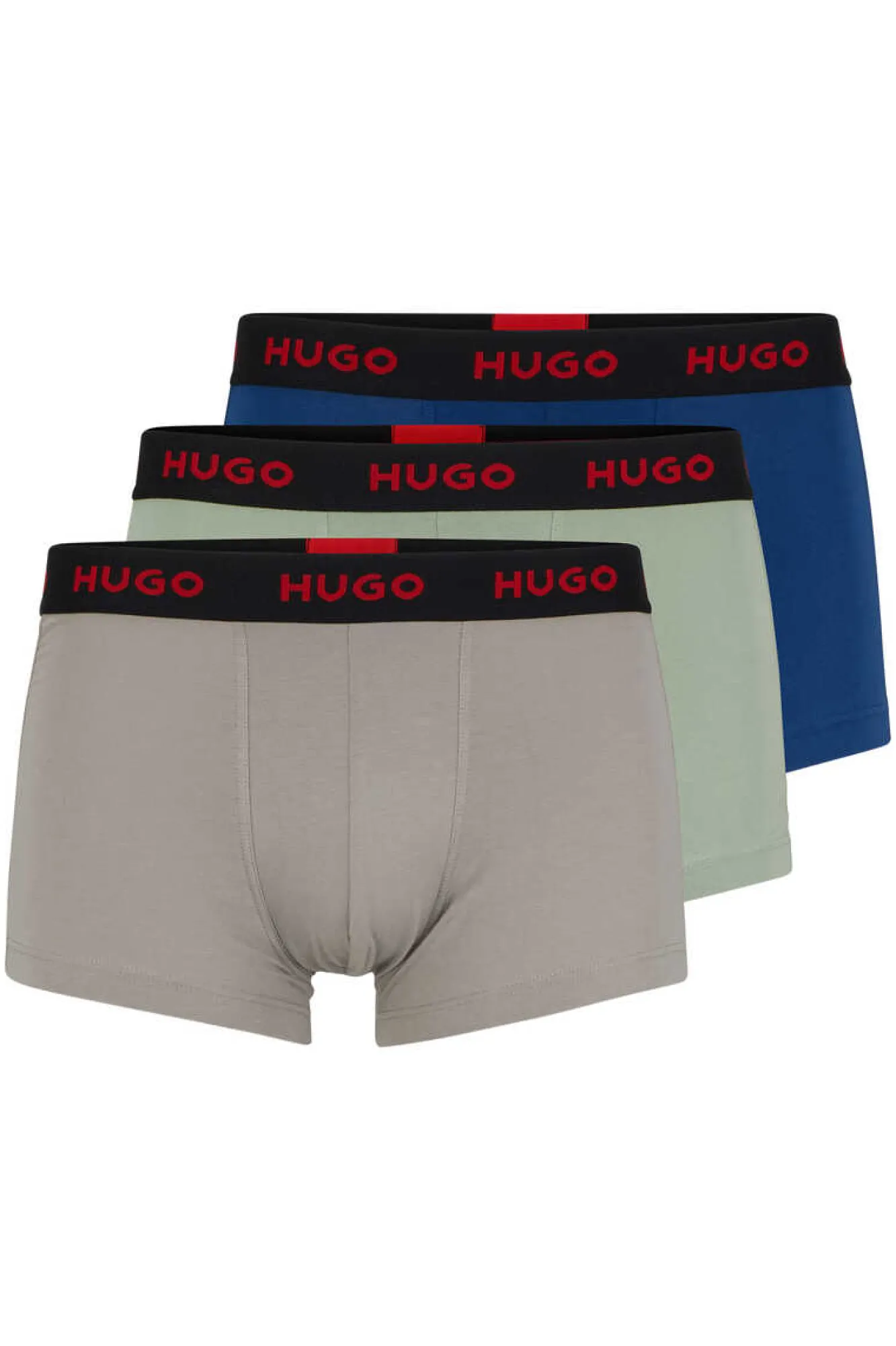 HUGO Pack Cuecas Cinza New
