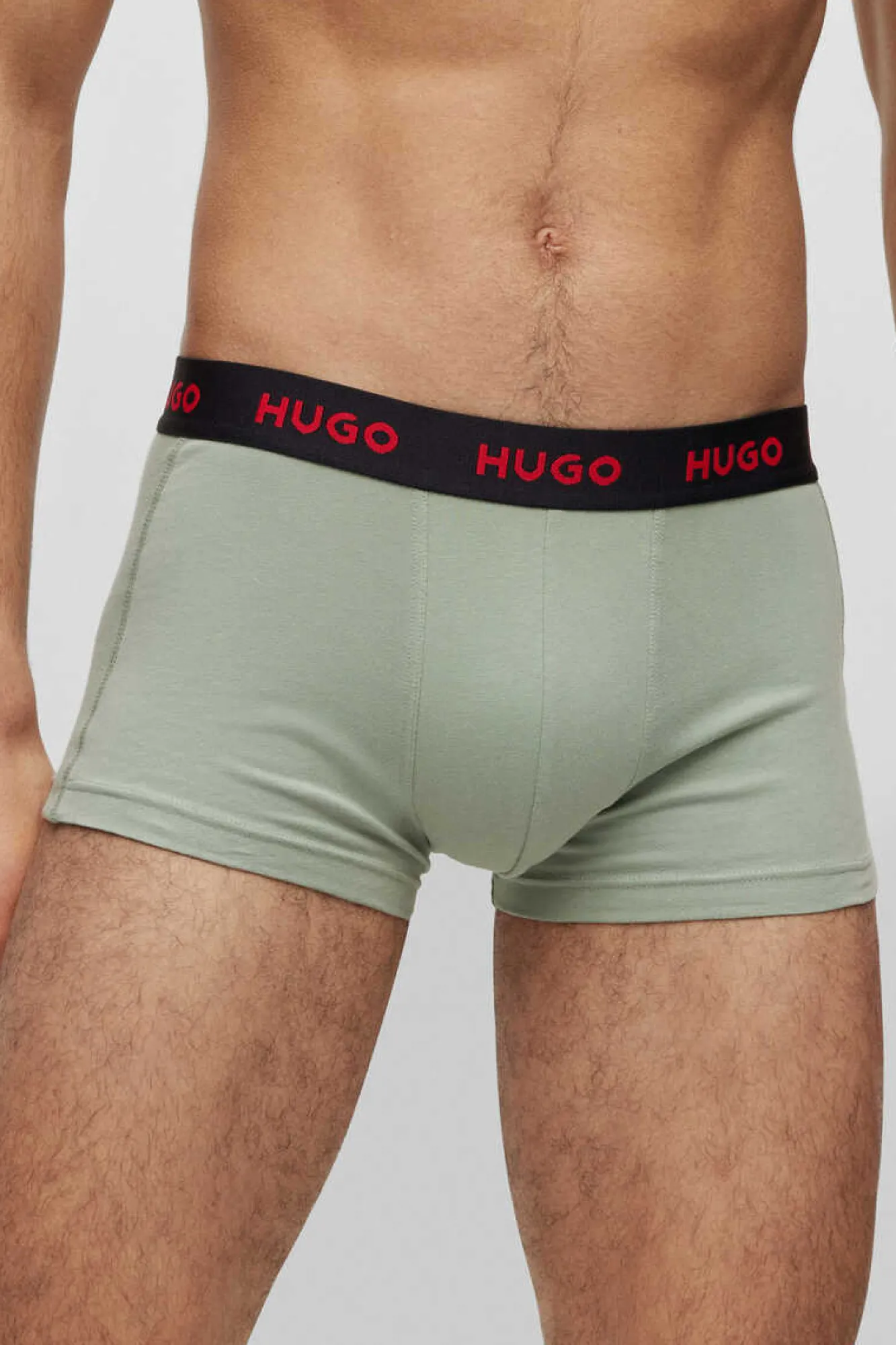 HUGO Pack Cuecas Cinza New