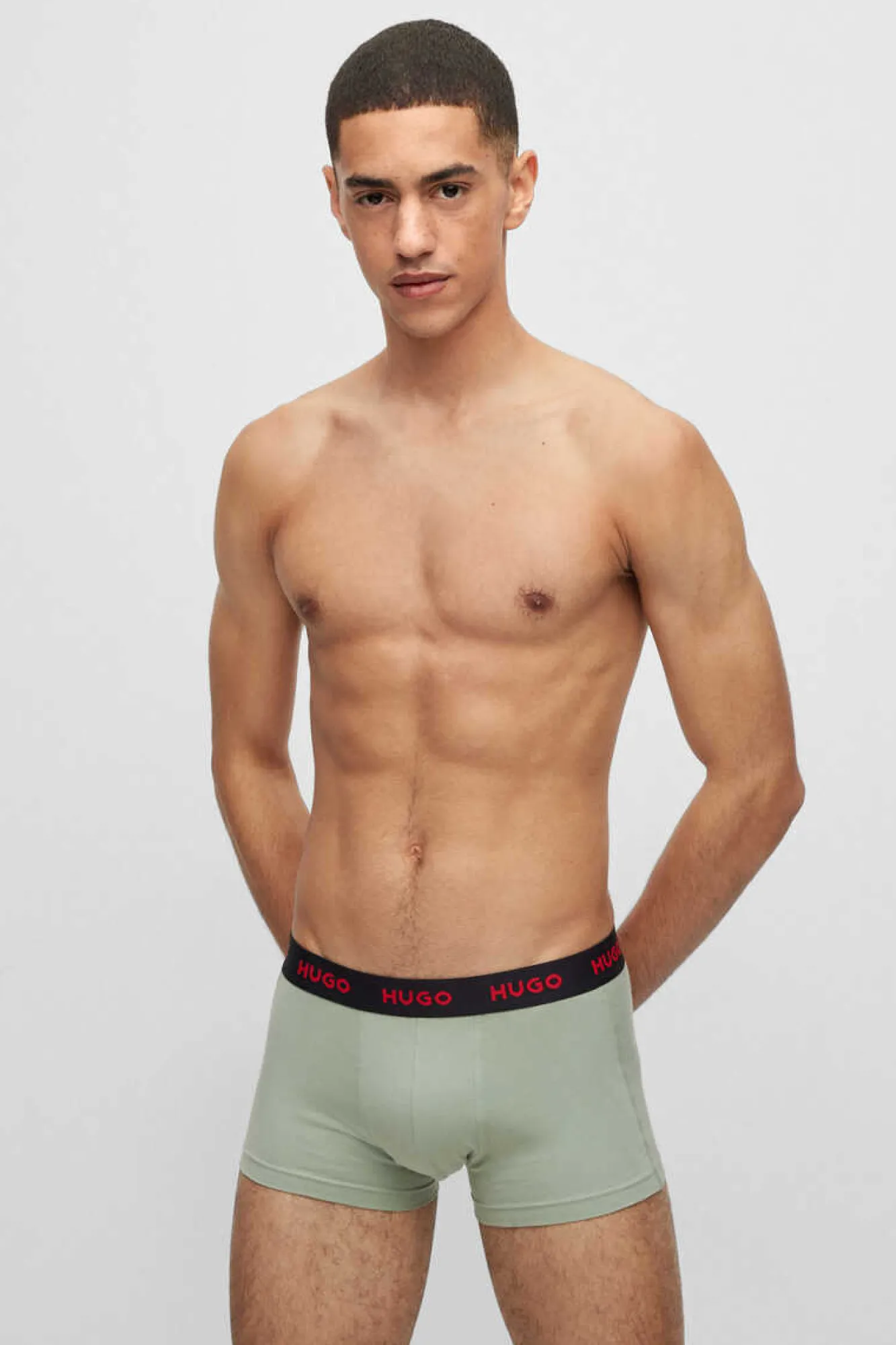 HUGO Pack Cuecas Cinza New