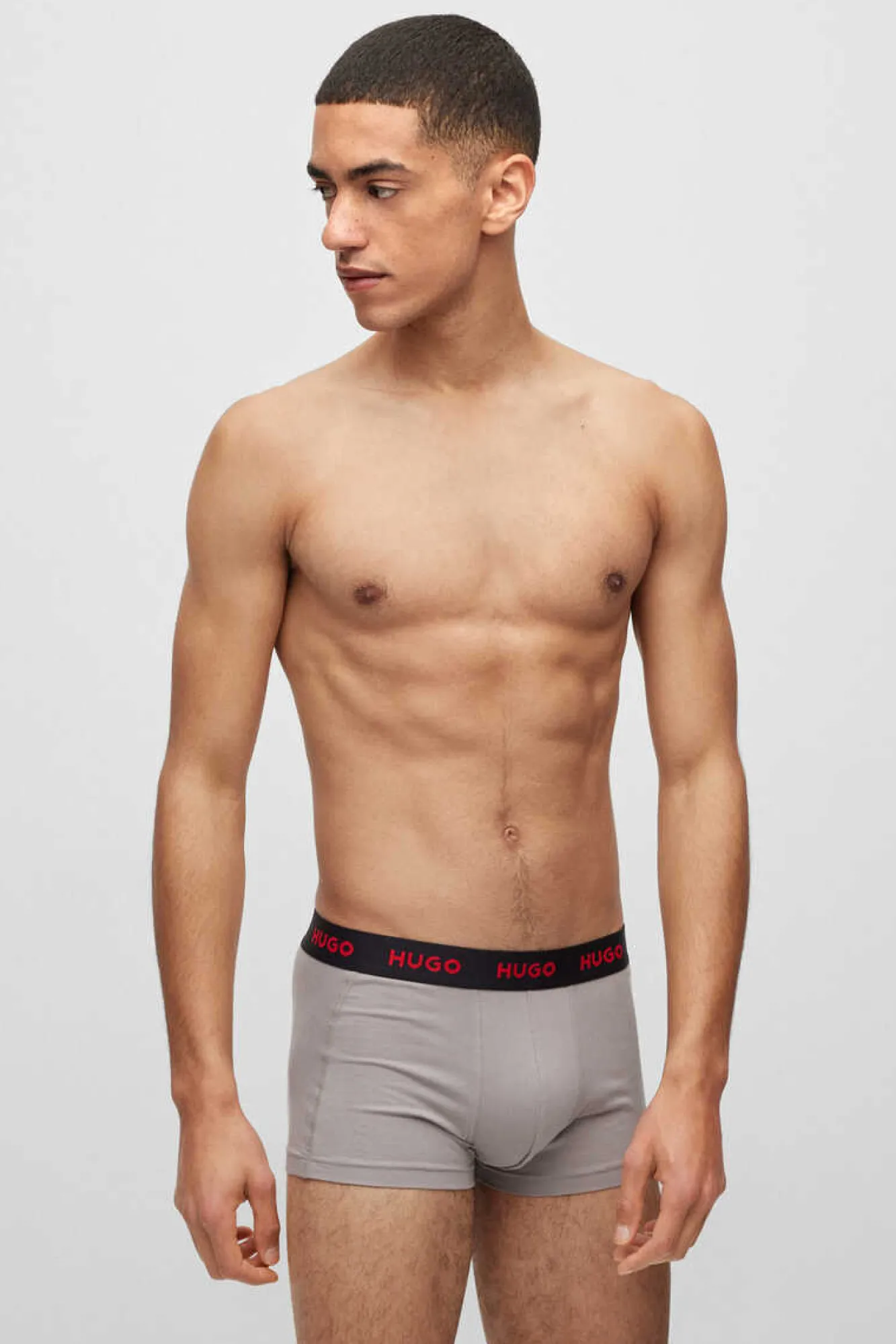 HUGO Pack Cuecas Cinza New