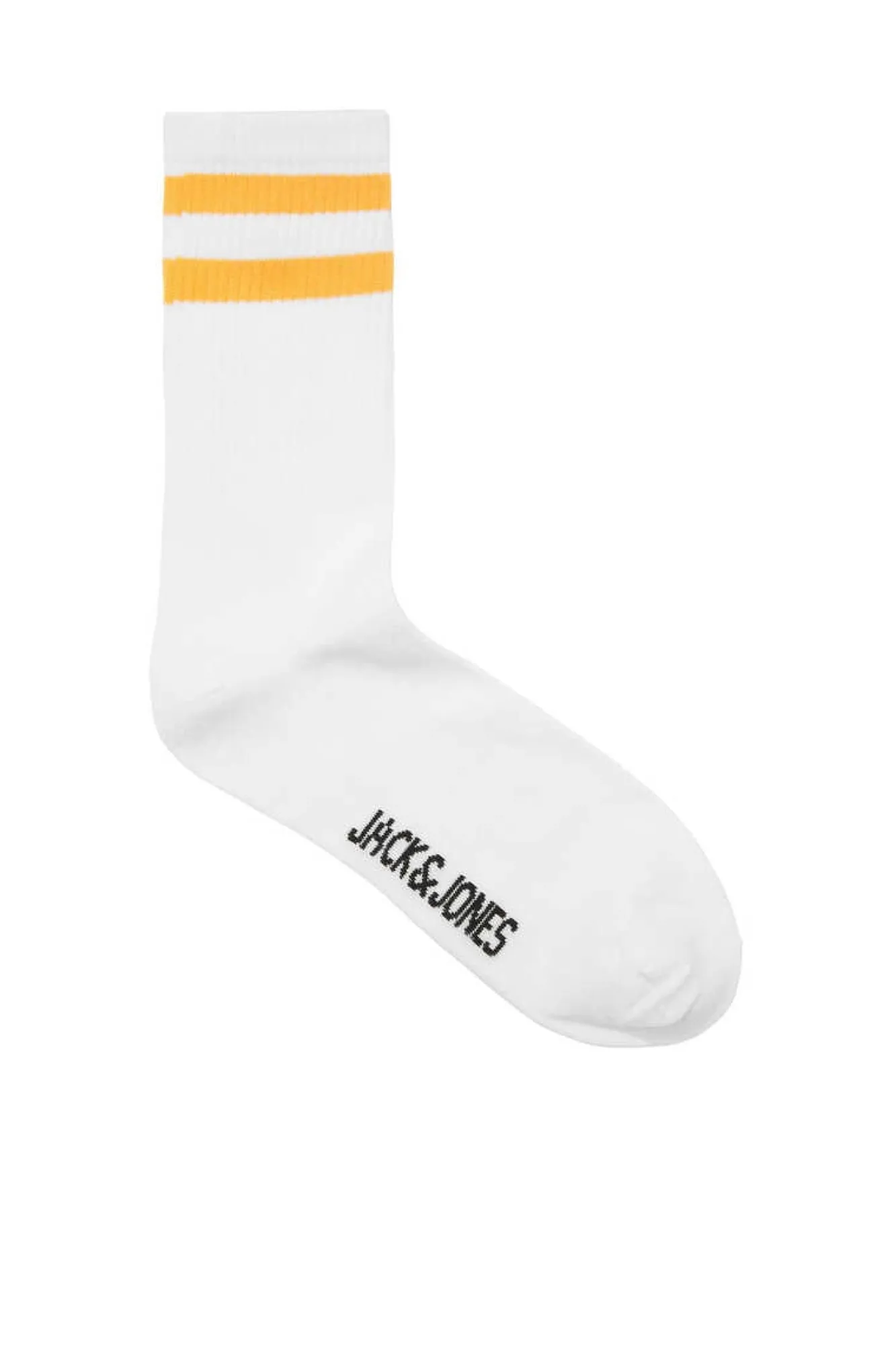 Jack & Jones Pack De 5 Meias Altas De Tenis Branco