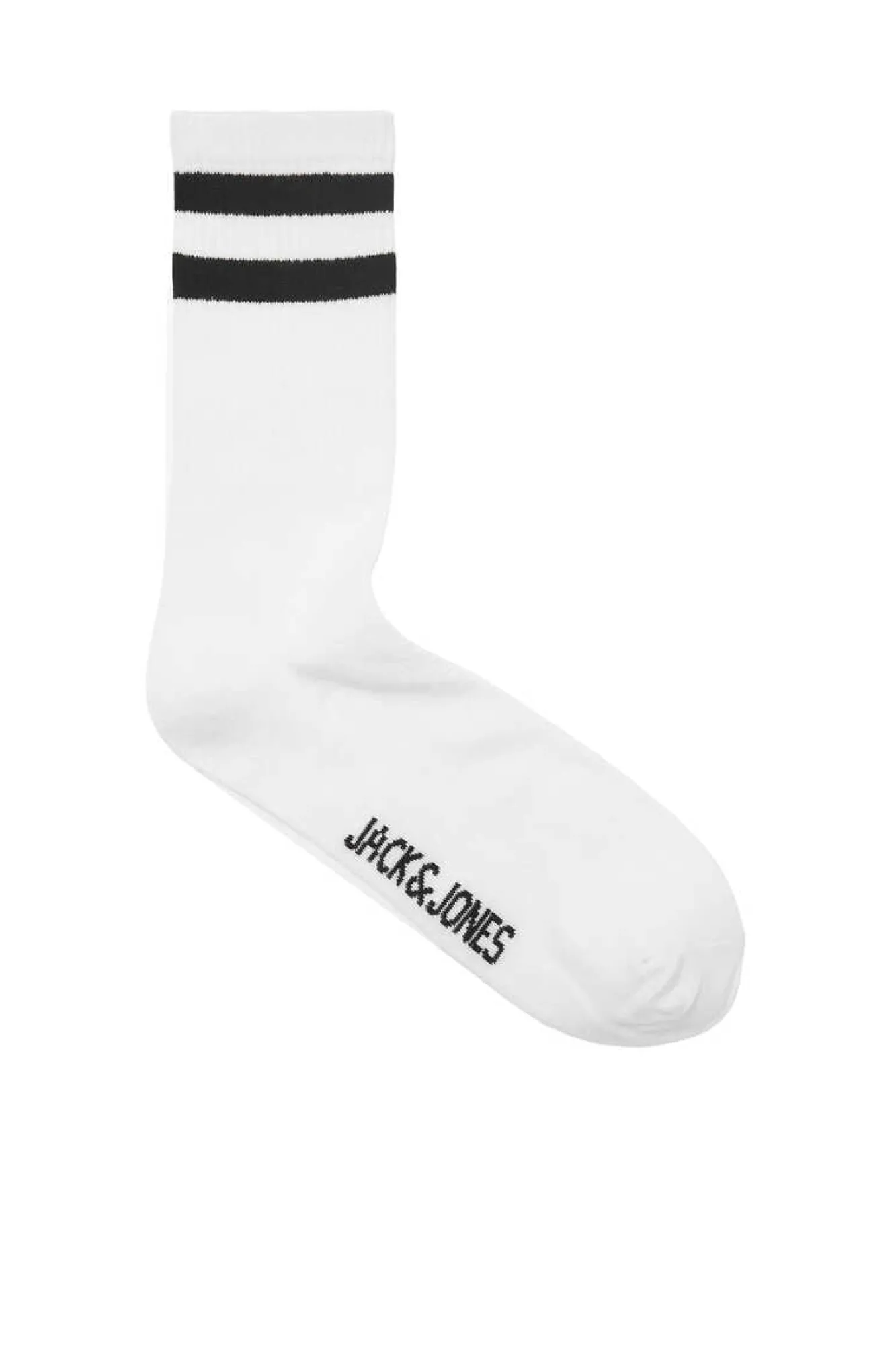 Jack & Jones Pack De 5 Meias Altas De Tenis Branco