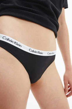 Calvin Klein Calcinhas-Pack De 3 Tangas De Algodao Com Cos Da