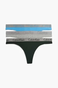 Calvin Klein Calcinhas-Pack De 3 Tangas Randiant Cotton.