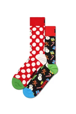 Happy Socks Meias-Pack De 2 Unidades De Natal