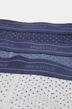 Springfield Pack Of 3 Essential Cotton Boxers Azul