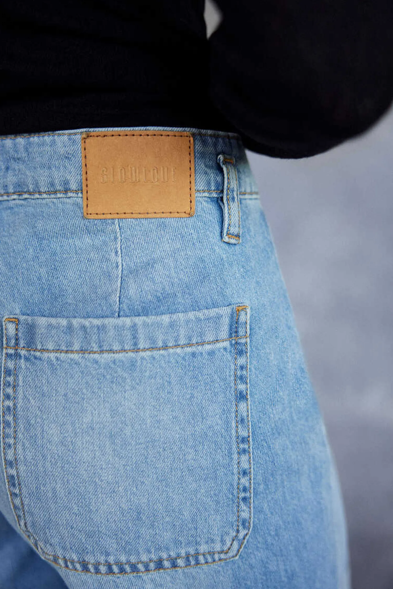 Slowlove Calcas-Pantalon Vaquero Palazzo