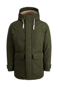 Jack & Jones Parka Com Capuz Verde Best