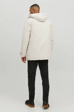 Jack & Jones Parka Impermeavel Cinza Best