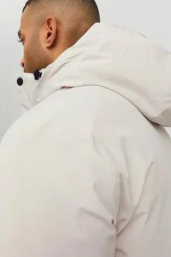 Jack & Jones Parka Impermeavel Cinza Best