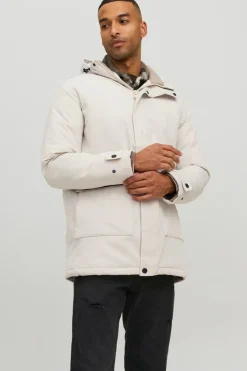 Jack & Jones Parka Impermeavel Cinza Best