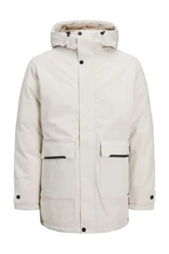 Jack & Jones Parka Impermeavel Cinza Best