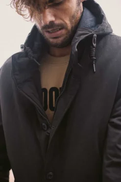 Ooto Parka Impermeavel Capuz Verde Hot