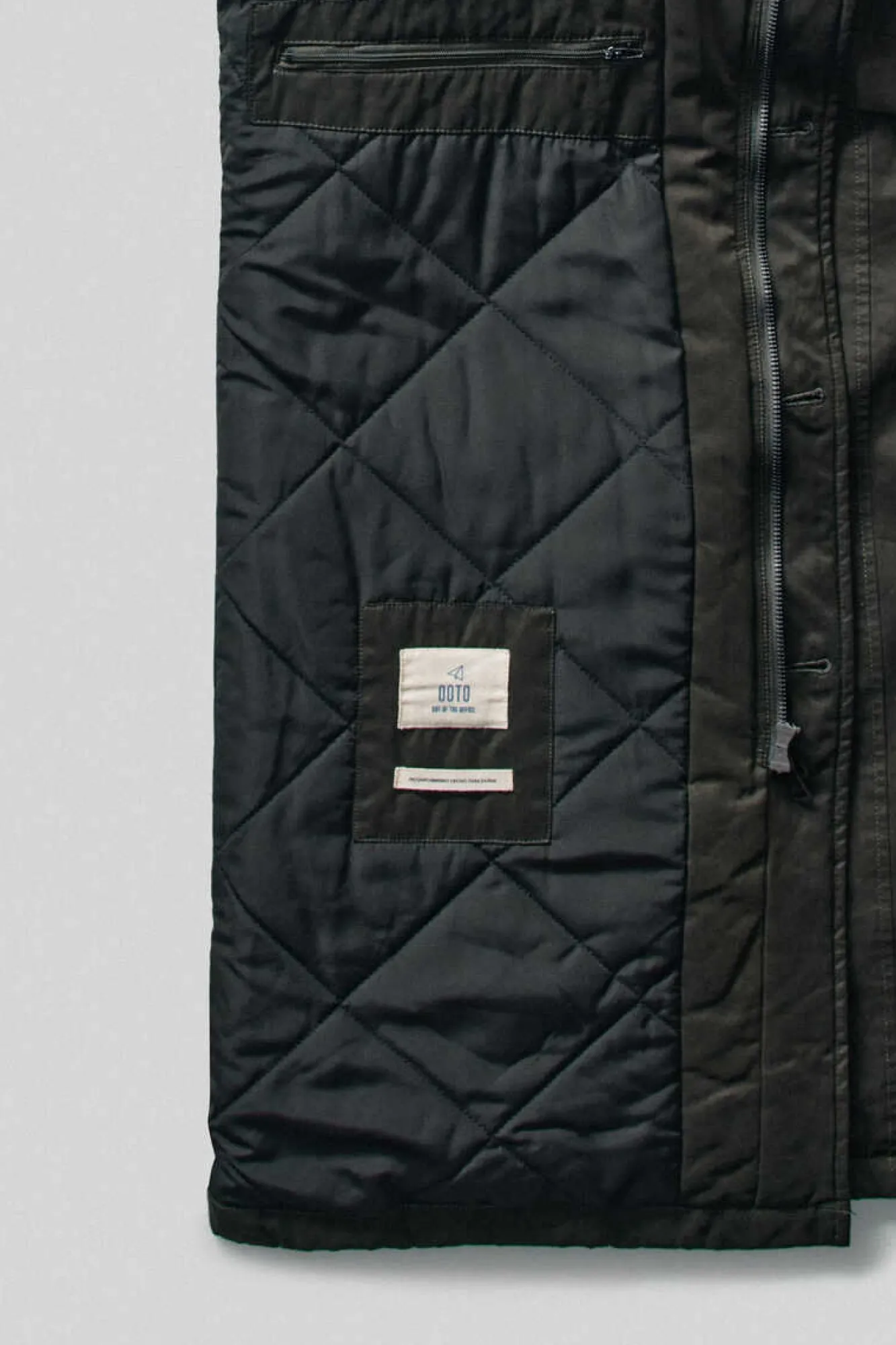 Ooto Parka Impermeavel Capuz Verde Hot