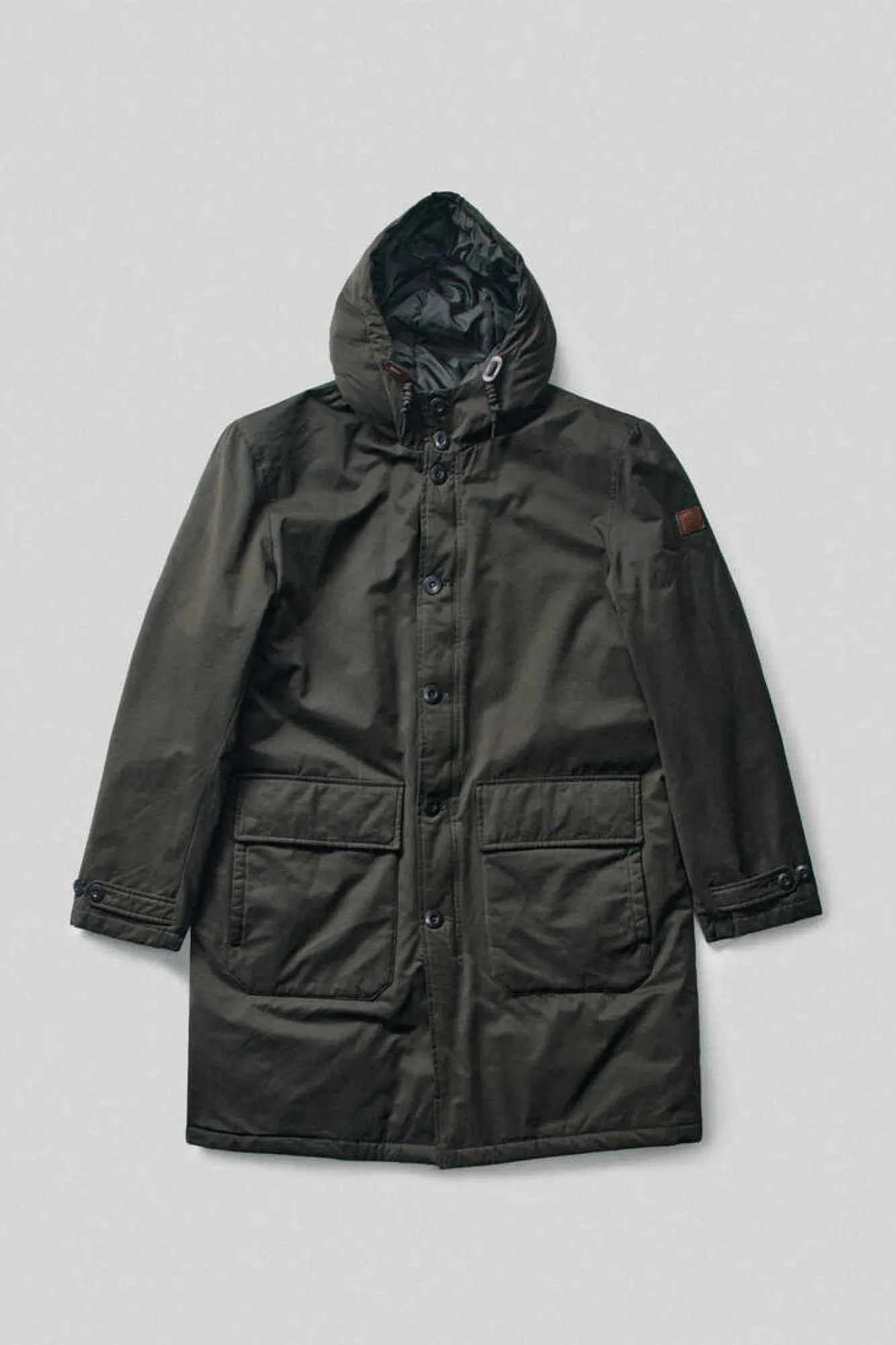 Ooto Parka Impermeavel Capuz Verde Hot