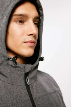 Springfield Parka Tecnica Shoftshell Cinza New