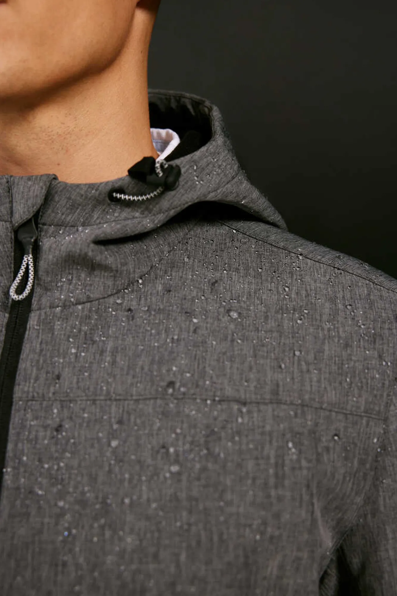 Springfield Parka Tecnica Shoftshell Cinza New