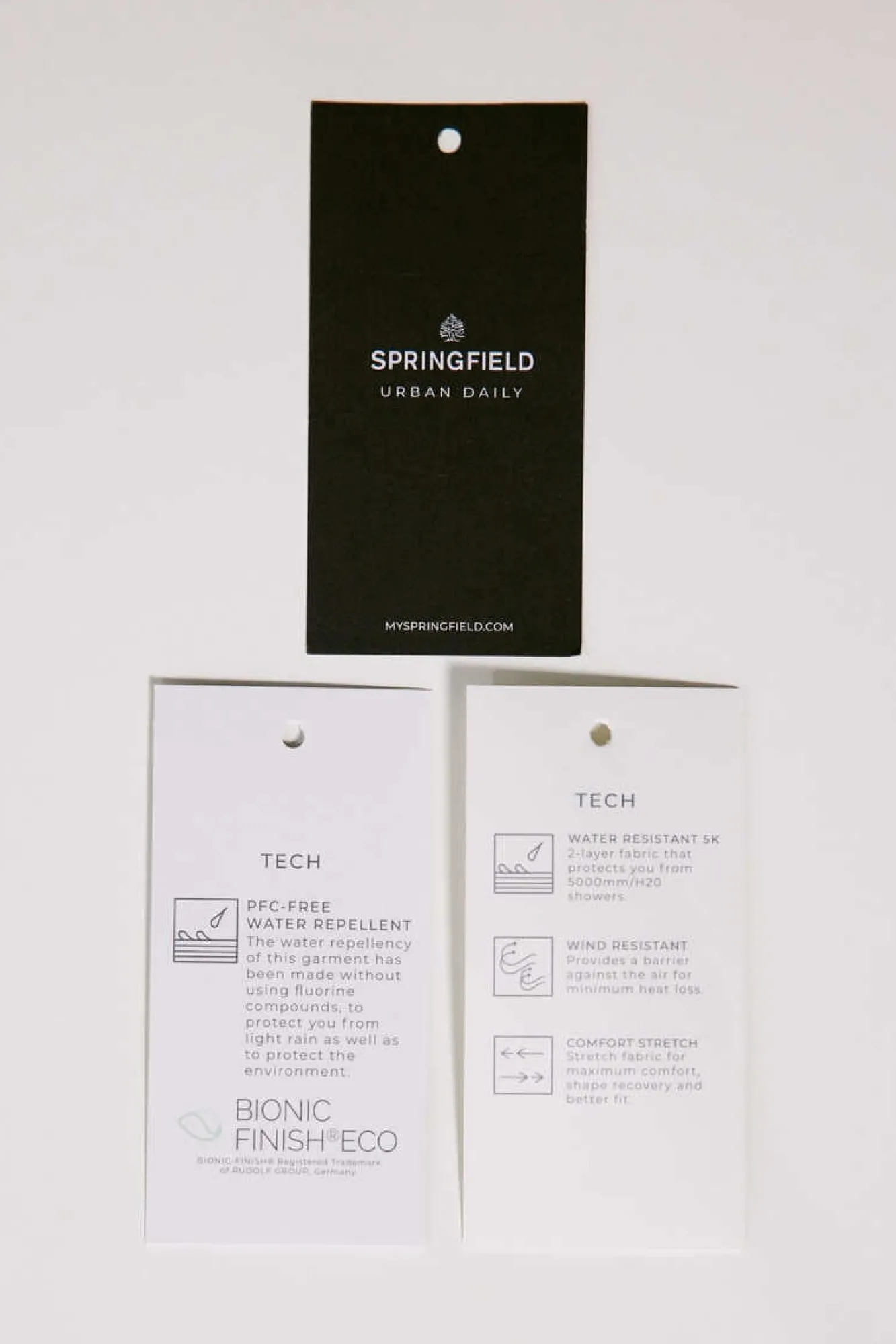 Springfield Parka Tecnica Shoftshell Cinza New