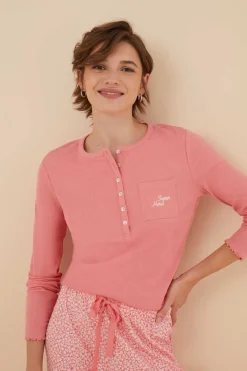 Women'secret Pijamas-Pijama 100% Algodao Coral Multiflor