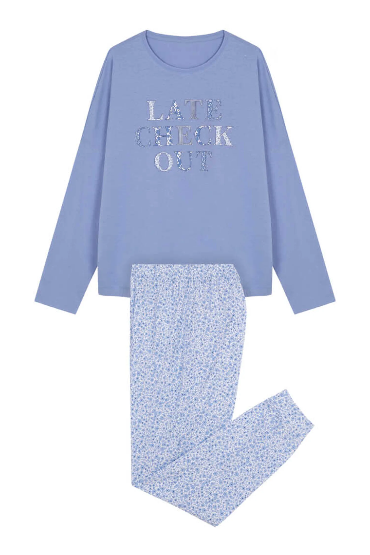 Women'secret Pijamas-Pijama 100% Algodao Multiflor