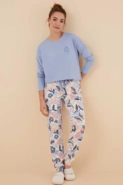 Women'secret Pijamas-Pijama 100% Algodao Patchwork Flores