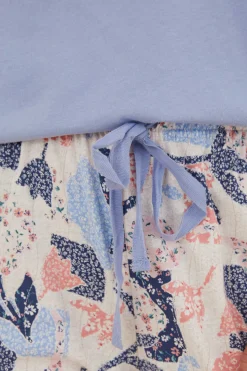 Women'secret Pijamas-Pijama 100% Algodao Patchwork Flores