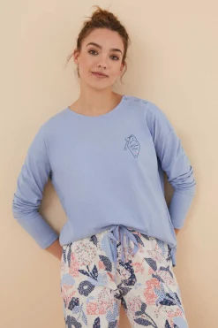 Women'secret Pijamas-Pijama 100% Algodao Patchwork Flores