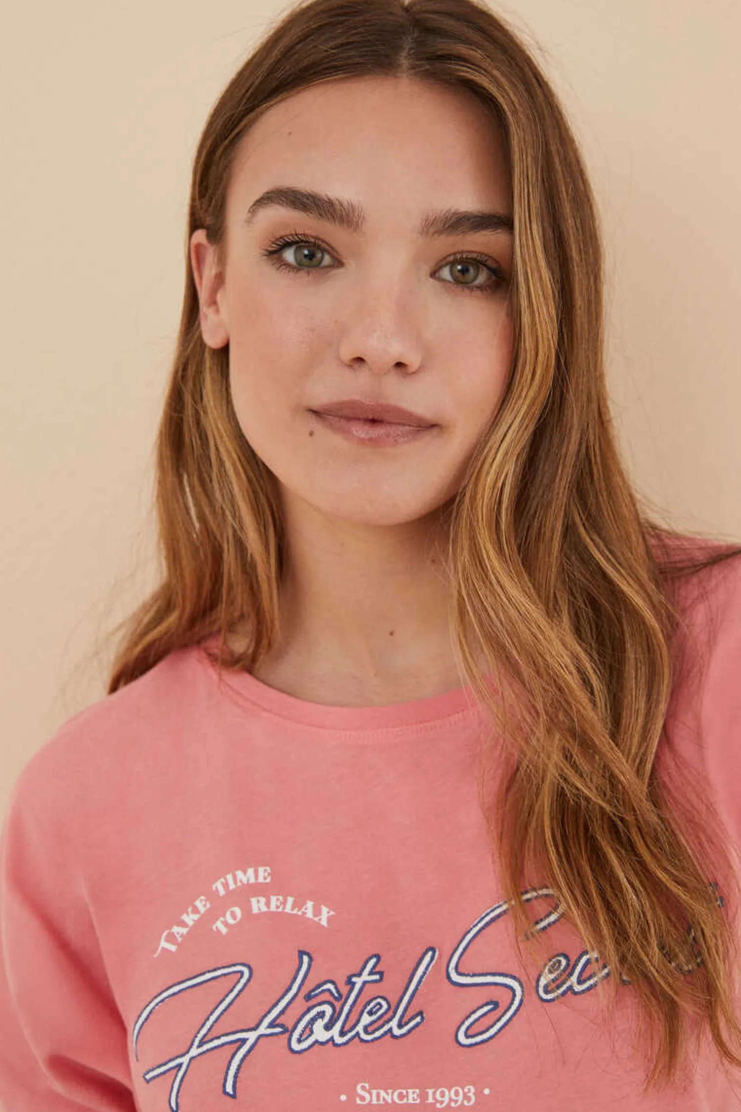 Women'secret Pijamas-Pijama 100% Algodao Riscas