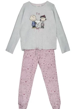 Women'secret Pijamas-Pijama 100% Algodao Snoopy & Cia