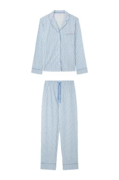 Women'secret Pijamas-Pijama Camiseiro 100% Algodao Riscas