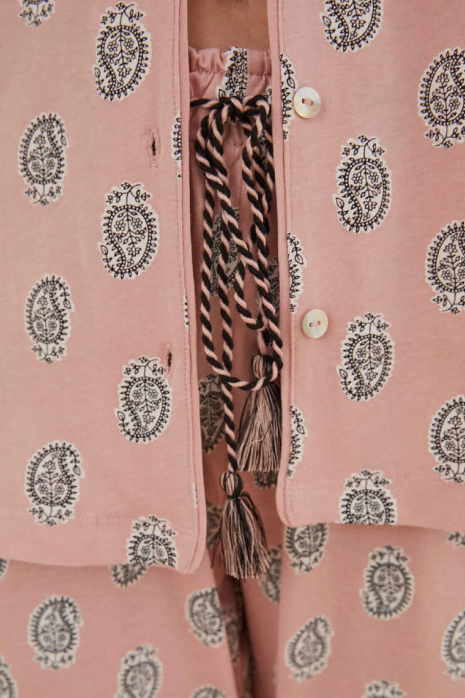 Women'secret Pijamas-Pijama Camiseiro 100% Algodao Boho