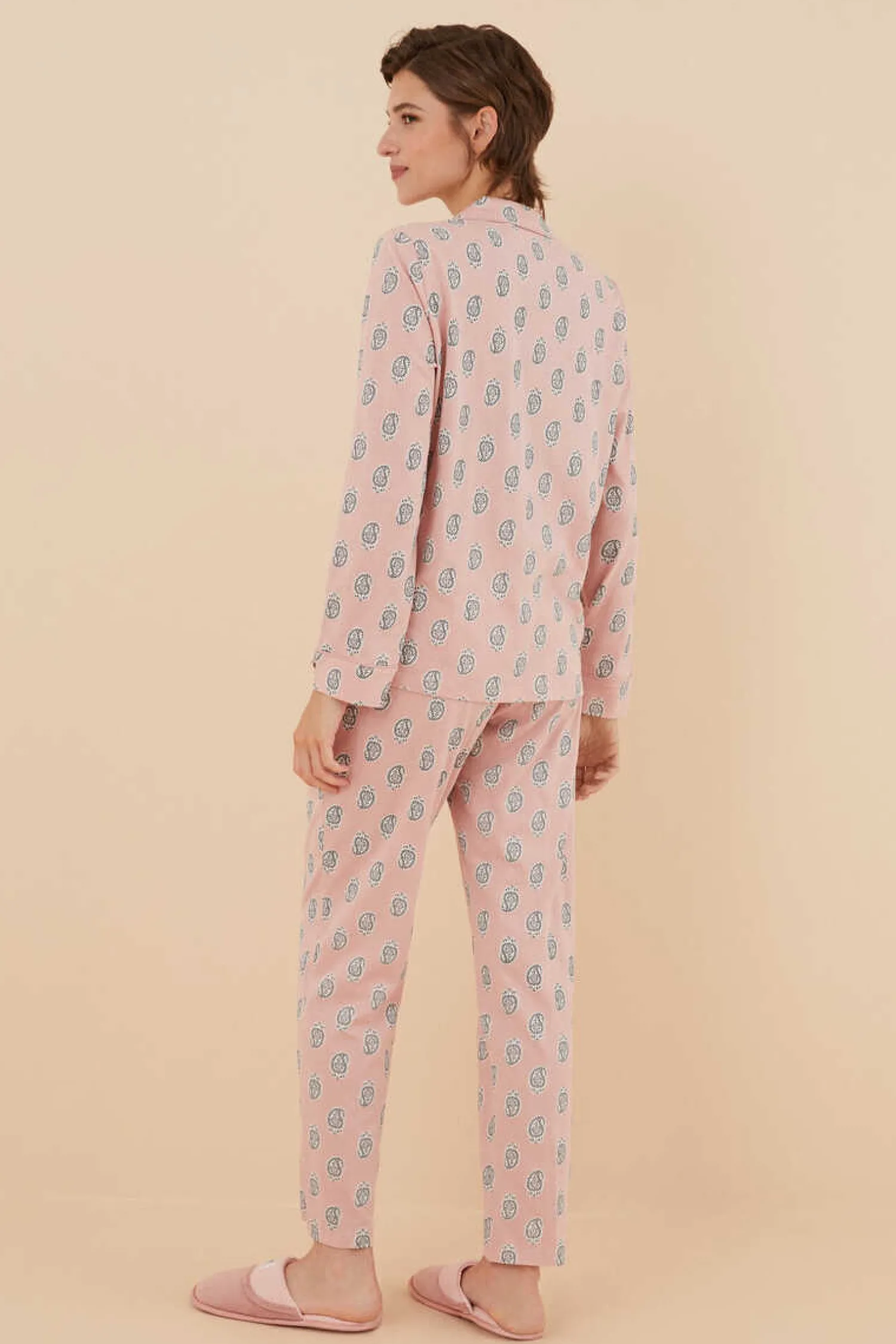 Women'secret Pijamas-Pijama Camiseiro 100% Algodao Boho