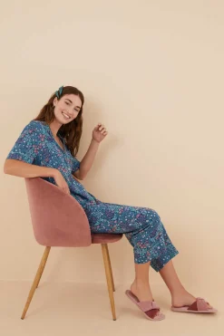 Women'secret Pijamas-Pijama Camiseiro Capri Com Estampado De Moniquilla Em