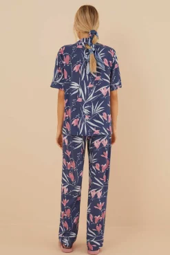 Women'secret Pijamas-Pijama Camiseiro Com Estampado De Flores De Moniquilla