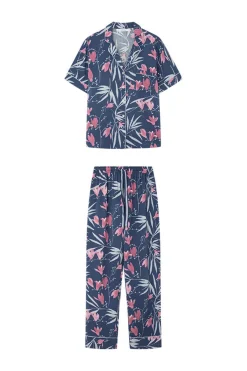 Women'secret Pijamas-Pijama Camiseiro Com Estampado De Flores De Moniquilla