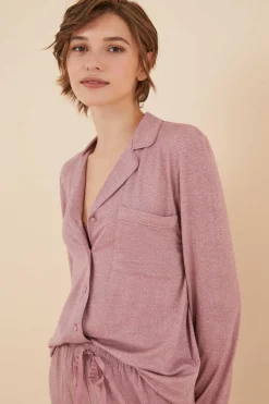 Women'secret Pijamas-Pijama Camiseiro Viscose Suave