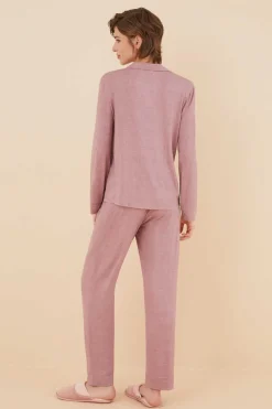 Women'secret Pijamas-Pijama Camiseiro Viscose Suave