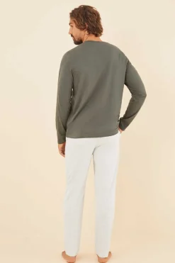 Women'secret Pijama Comprido Homem 100% Algodao Bugs Bunny Beige Hot