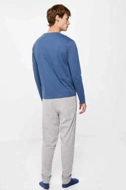 Springfield Pijama Comprido Malha Algodao Torrada Gasolina Clearance