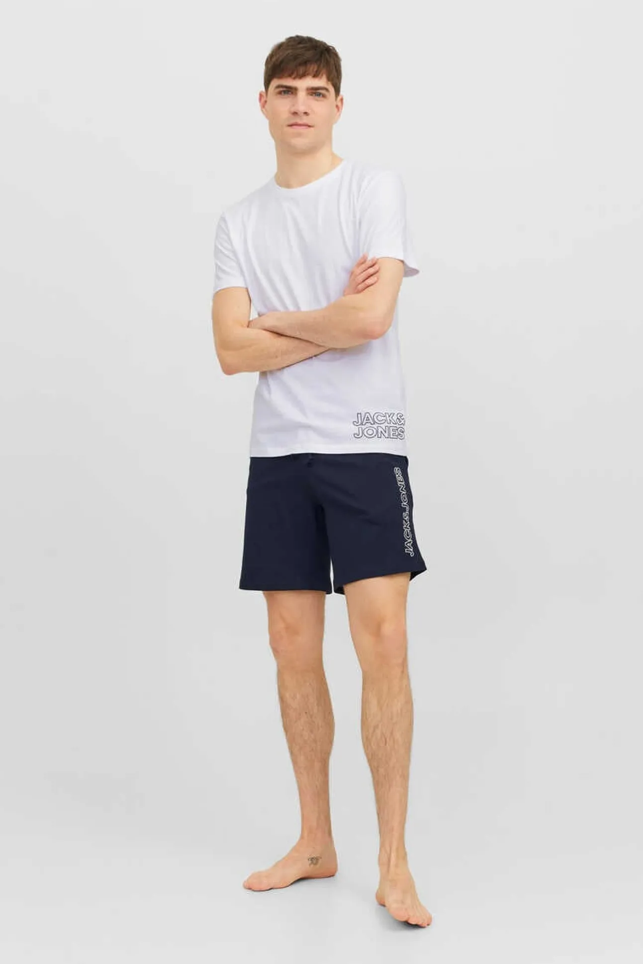 Pijama De Manga Curta E Calcas Curtas