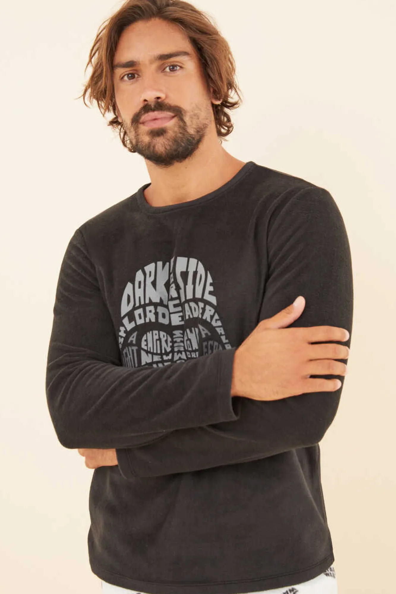 Women'secret Pijama Polar Comprido Star Wars Para Homem Preto Outlet