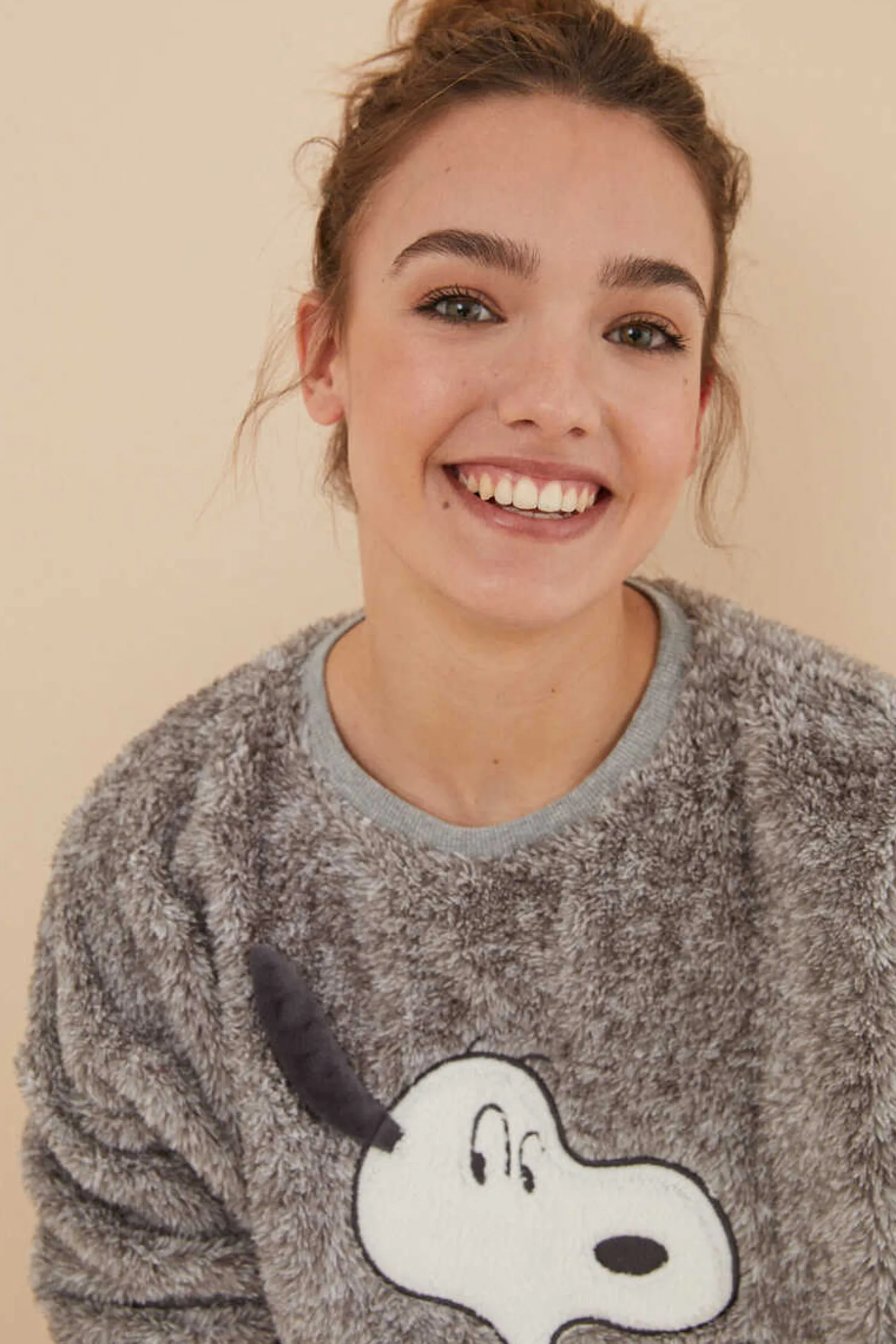 Women'secret Pijamas-Pijama Polar Snoopy