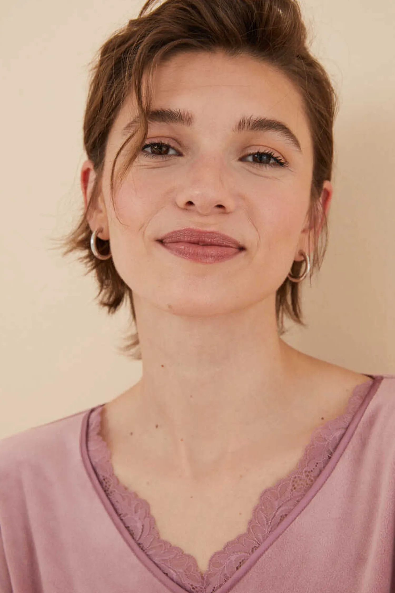 Women'secret Pijamas-Pijama Veludo Elastico