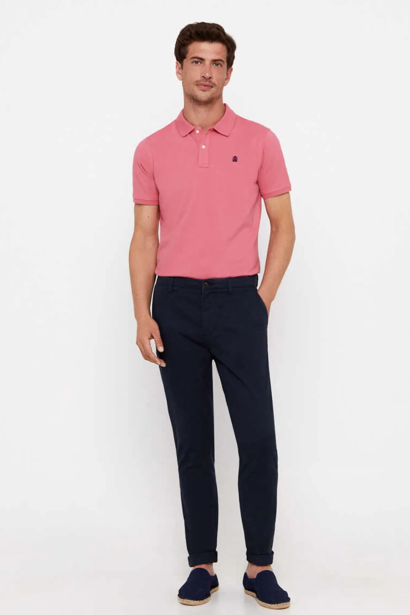 Cortefiel Polo Basico Vermelho Best