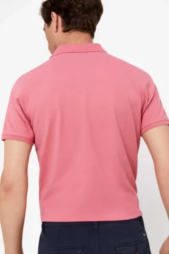 Cortefiel Polo Basico Vermelho Best