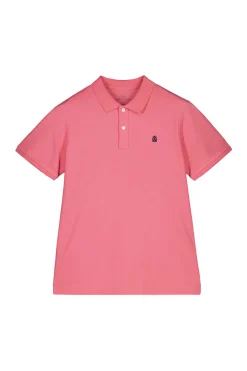 Cortefiel Polo Basico Vermelho Best