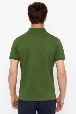 Cortefiel Polo Basico Verde Discount