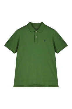 Cortefiel Polo Basico Verde Discount